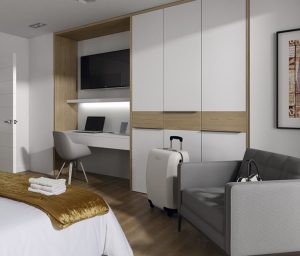 mobiliario outlet de diseño en Barcelona - escritorio de madera