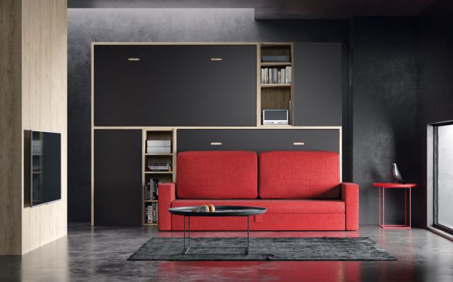 tienda de muebles a medida en Barcelona – sofá rojo tienda de muebles a medida en Barcelona - sofá rojo