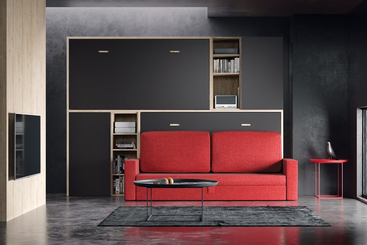 tienda de muebles a medida en Barcelona - sofá rojo
