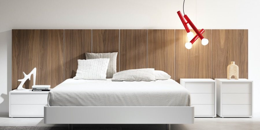 mobiliario de diseño en Barcelona – cama blanca mobiliario de diseño en Barcelona - cama blanca