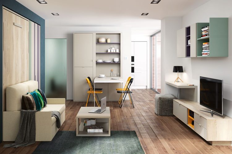 muebles a medida en Barcelona - salon a medida