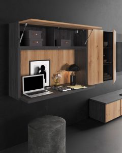 fabricantes de muebles de diseño en Barcelona - escritorio negro